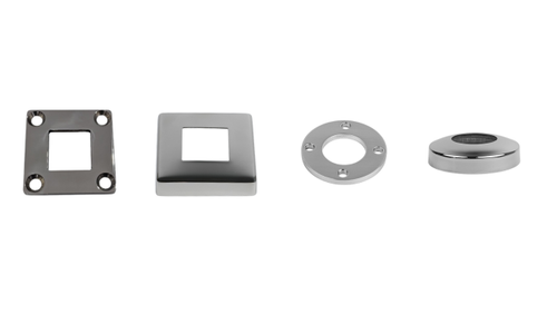 Base Plates & Covers - Wire Balustrade