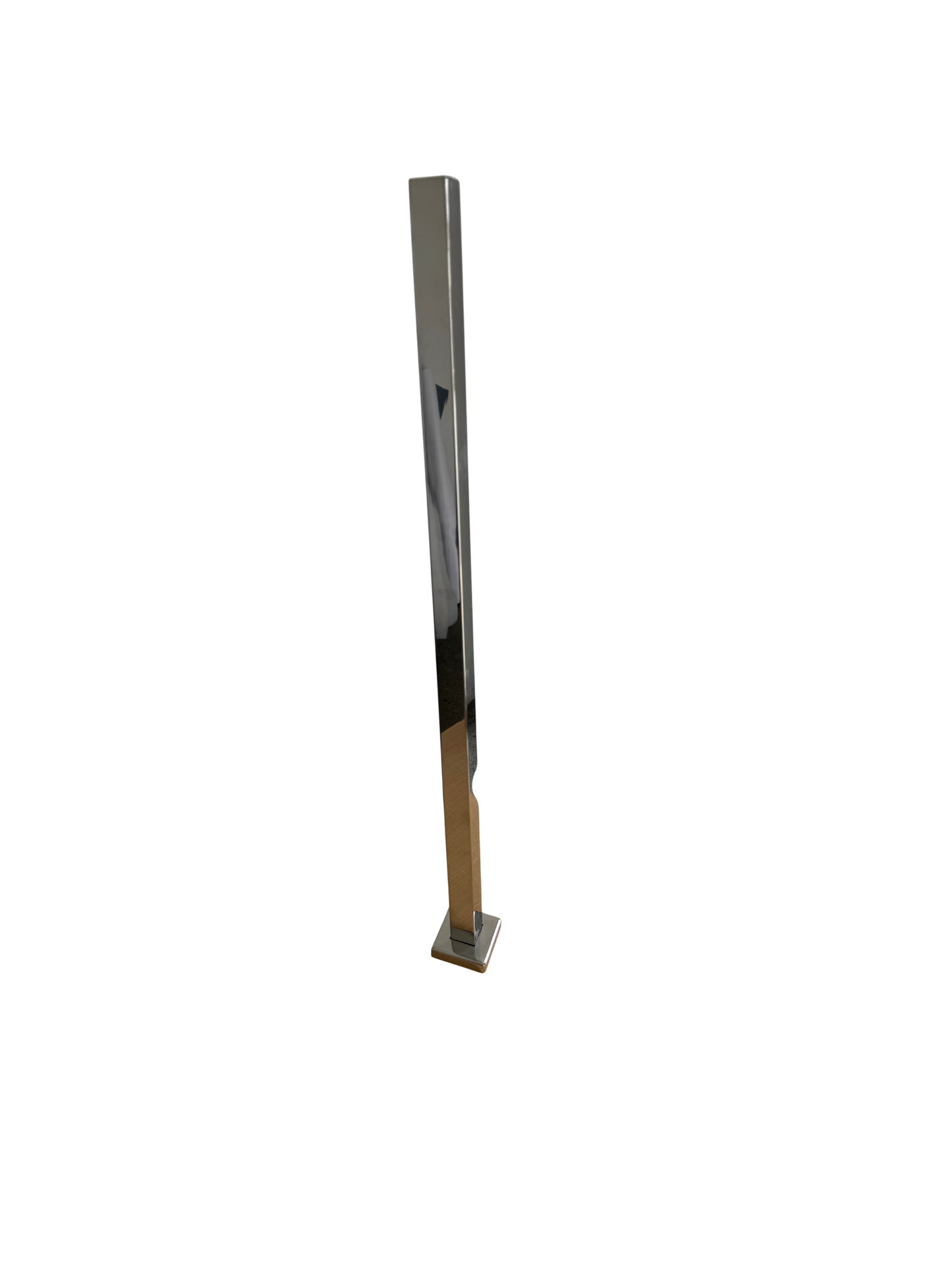 Plain Post 38x38mm post with Base Plate - 985mm