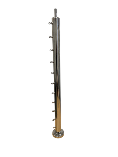 Ø50mm Round Corner Post with Eye Bolt