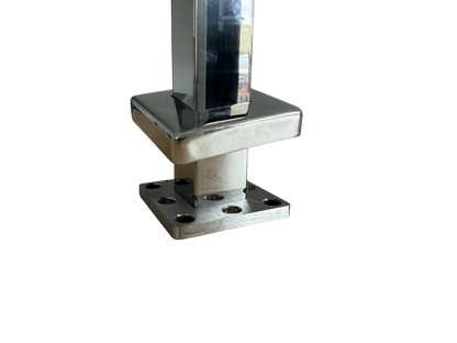 Plain Post 38x38mm post with Base Plate - 985mm