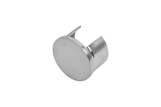 38mm round end cap (brushed finish)