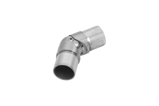 38mm round rail adjustable elbow (brushed finish)