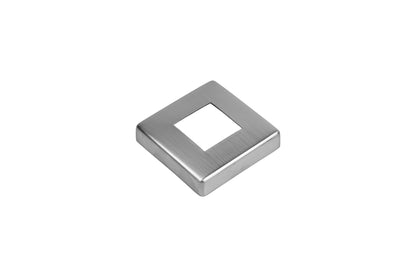 38x38mm raised cover brushed finish