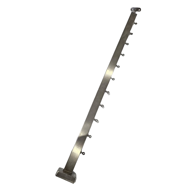 316 Stainless Steel Railing End Post with Casted Eye Bolt