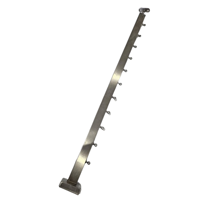 316 Stainless Steel Railing End Post with Casted Eye Bolt