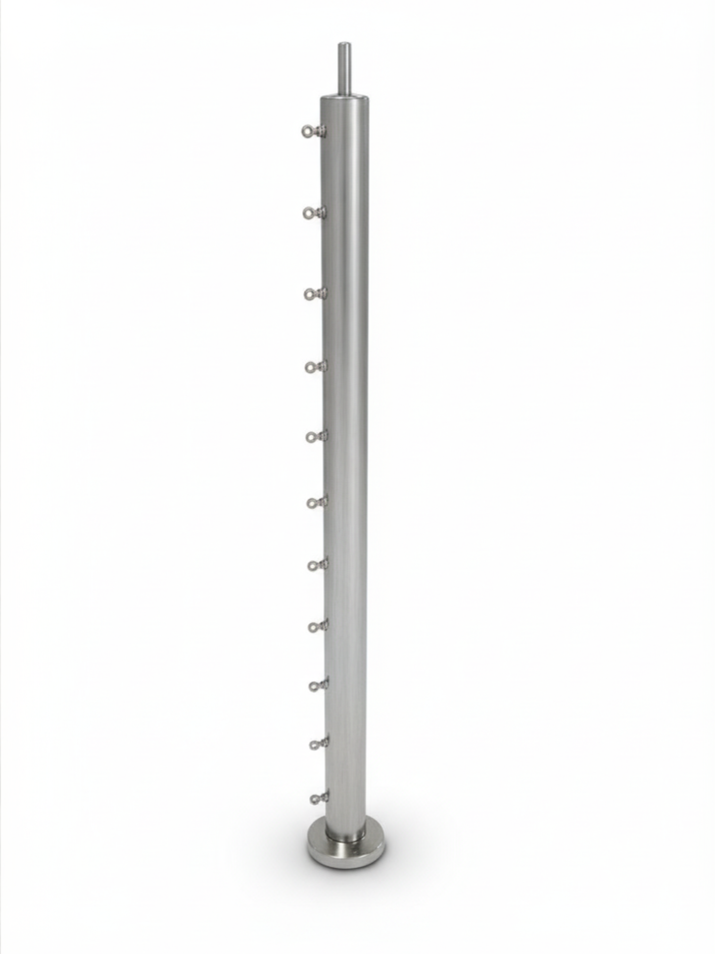 Ø50mm Round End Post with Eye Bolts (Flat area)