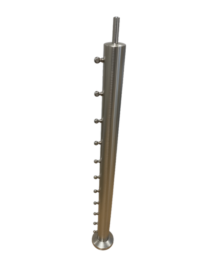 Ø50mm Round End Post with Eye Bolts (Flat area)