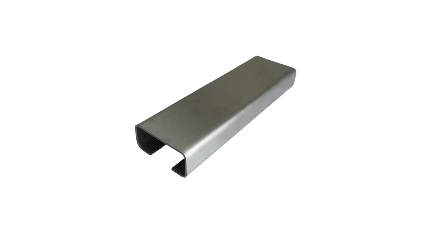 50x25mm Slotted Rectangular tube (Handrail)
