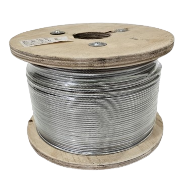 316 Stainless Steel Cable Wire Rope 1 x 19 Strands Construction for DIY Balustrade Handrail Fence