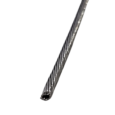 Cable Wire Rope 3.2mm 1 x 19 Strands per meter