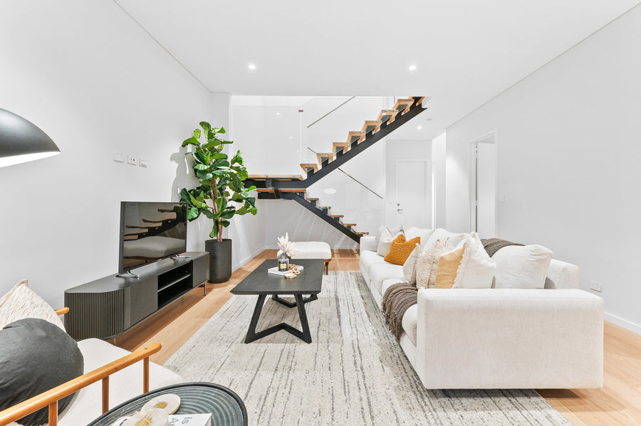 U-shape floating stair, South Perth