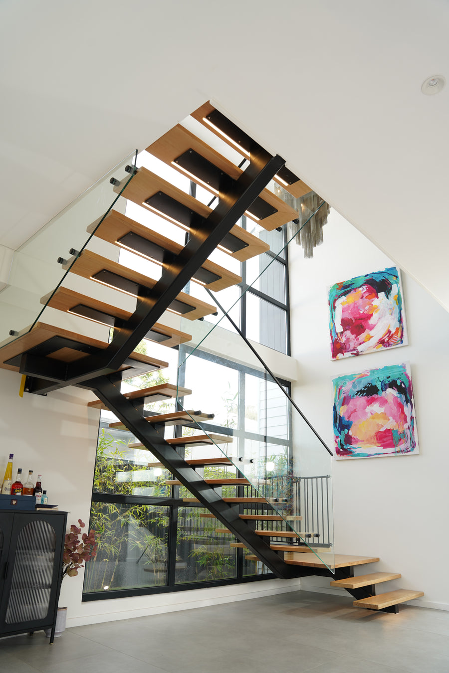 U-shape stair with two landings, Margaret River