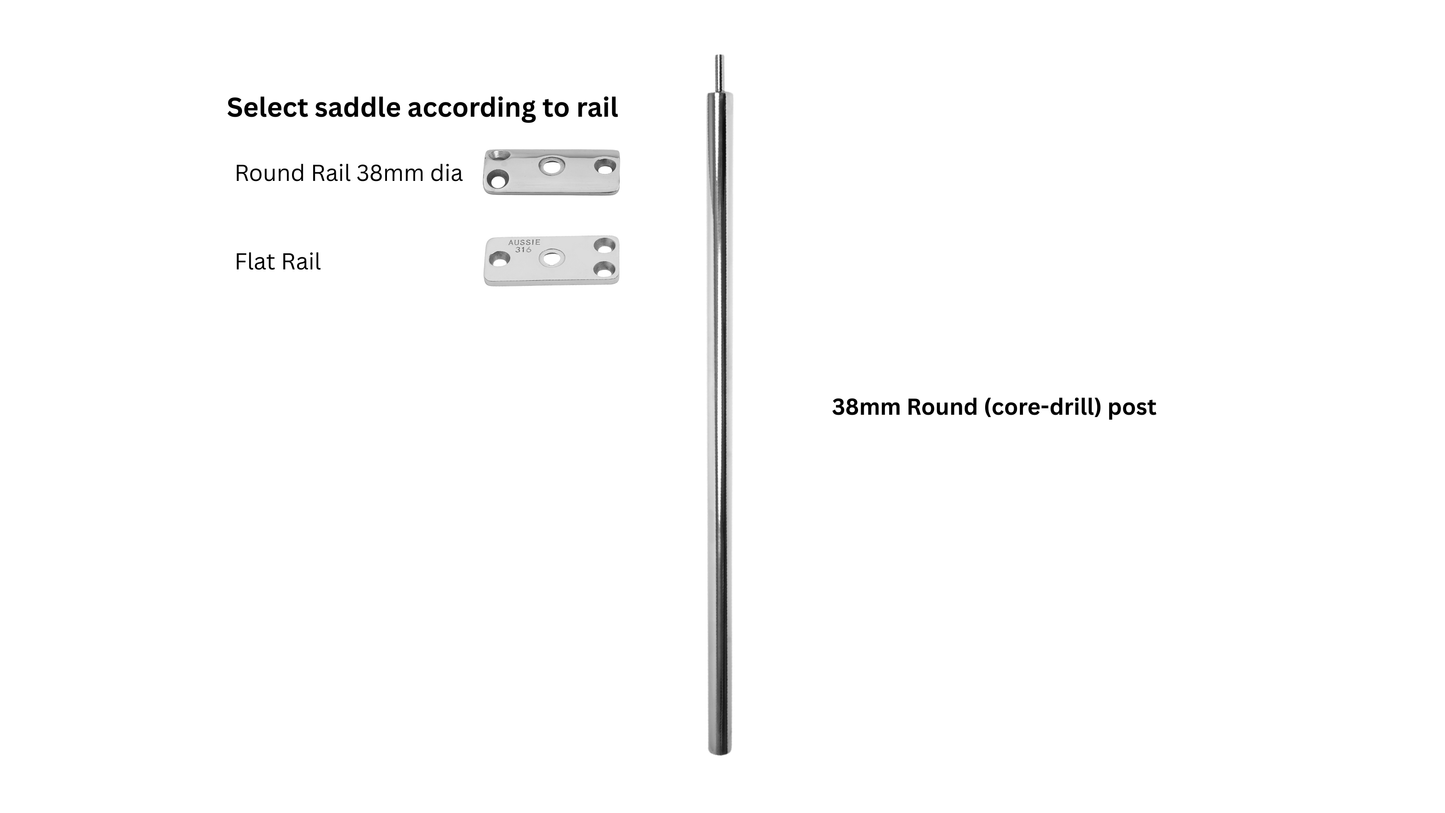 Ø38mm Round plain Core Drill Post